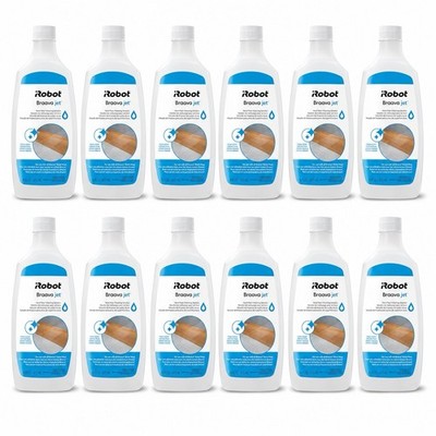 12 Bottles iRobot Braava Jet Hard Floor Cleaning Solution Fresh Scent 16 oz Each