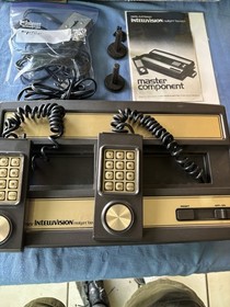Mattel Intellivision Console Untested. Box Console Controller Paperwork.