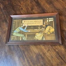 Antique Arts & Crafts 1904 Taber Prang Chromolithograph Ritches Are Always…