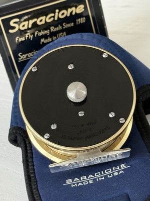 **BEATIFUL** RARE SARACIONE MARK II 3 1/4 Reel W/ Case! ~LEGENDARY~ 