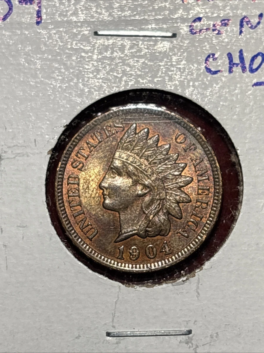 Copper 1904 Year Indian Head Small Cents (1859-1909) for sale | eBay
