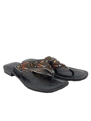 BUFFALO Flip Flop Sandalen Damen Sandalen Gr. DE 40 schwarz Casual-Look