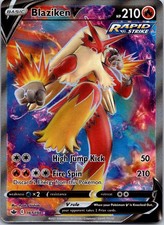 Blaziken V (Full Art) Holo Ultra Rare SWSH06: Chilling Reign 161/198 NM on eBay