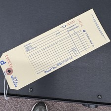 REPAIR TAGS (1000) W/ DETACH CLAIM CHECK, MANILA/ NEBS-DELUXE #: 300-2 SEE NOTE: