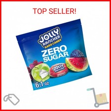 JOLLY RANCHER Zero Sugar Assorted Fruit Flavored Hard Candy Bag, 6.1 oz
