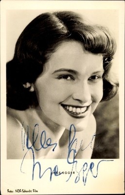 Ak Schauspielerin Inge Egger, Fanfaren der Liebe, Portrait, Autogramm - 3949981
