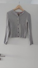 Boden Strickjacke Cardigan grau S 36