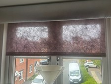 Lilac Metallic Roller Blind 120 x 180cm