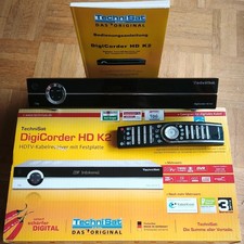 TechniSat DigiCorder HD K2 160GB Festplatten Recorder Twin Kabel Receiver