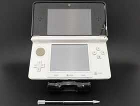 B5096 Nintendo 3DS console Ice White Japan w/pen x