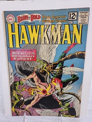 BRAVE & THE BOLD #42 -  NICE FN 6.0 - HAWKMAN 1962 - LOW $60 B.I.N. !