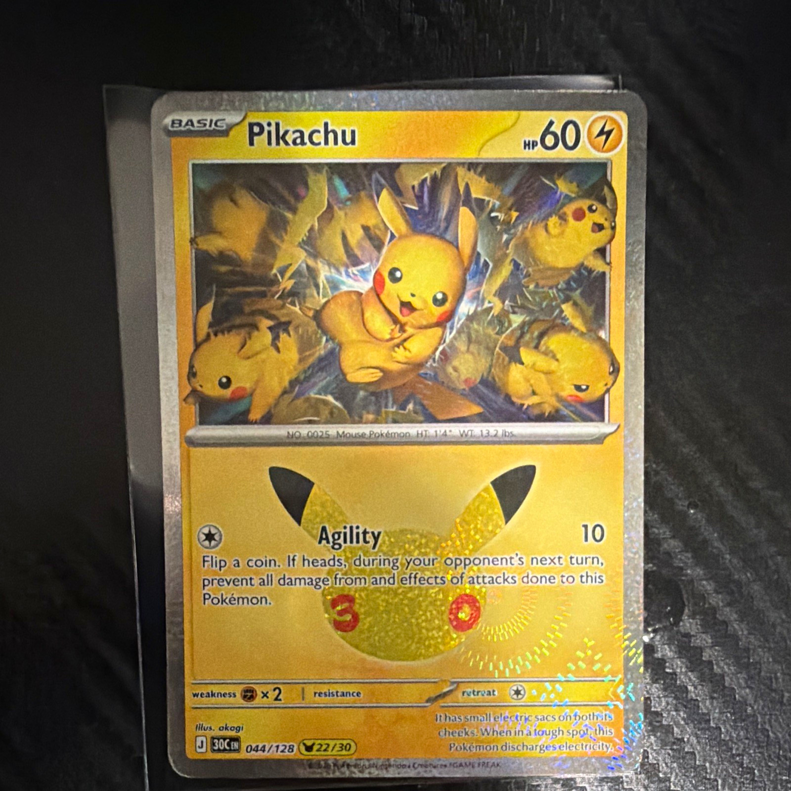 Pikachu Holo Celebrations Classic Collection 22/30 - Pokemon TCG Card