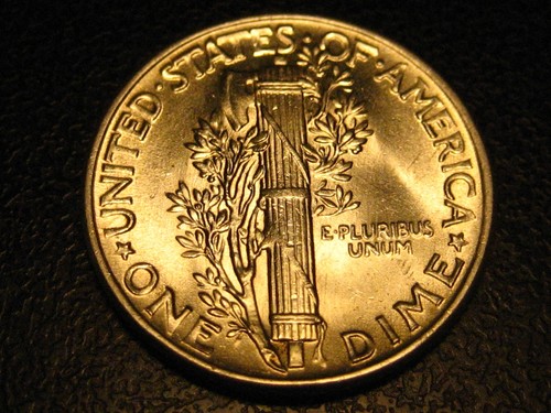 1944-P 90% Silver Mercury Head Dime GEM BU #3 ^^^^^^ - Picture 4 of 4