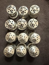 Vintage Sterling VL  Mini  Individual Silver Salt & Pepper Shaker 6 Pairs 1.48oz