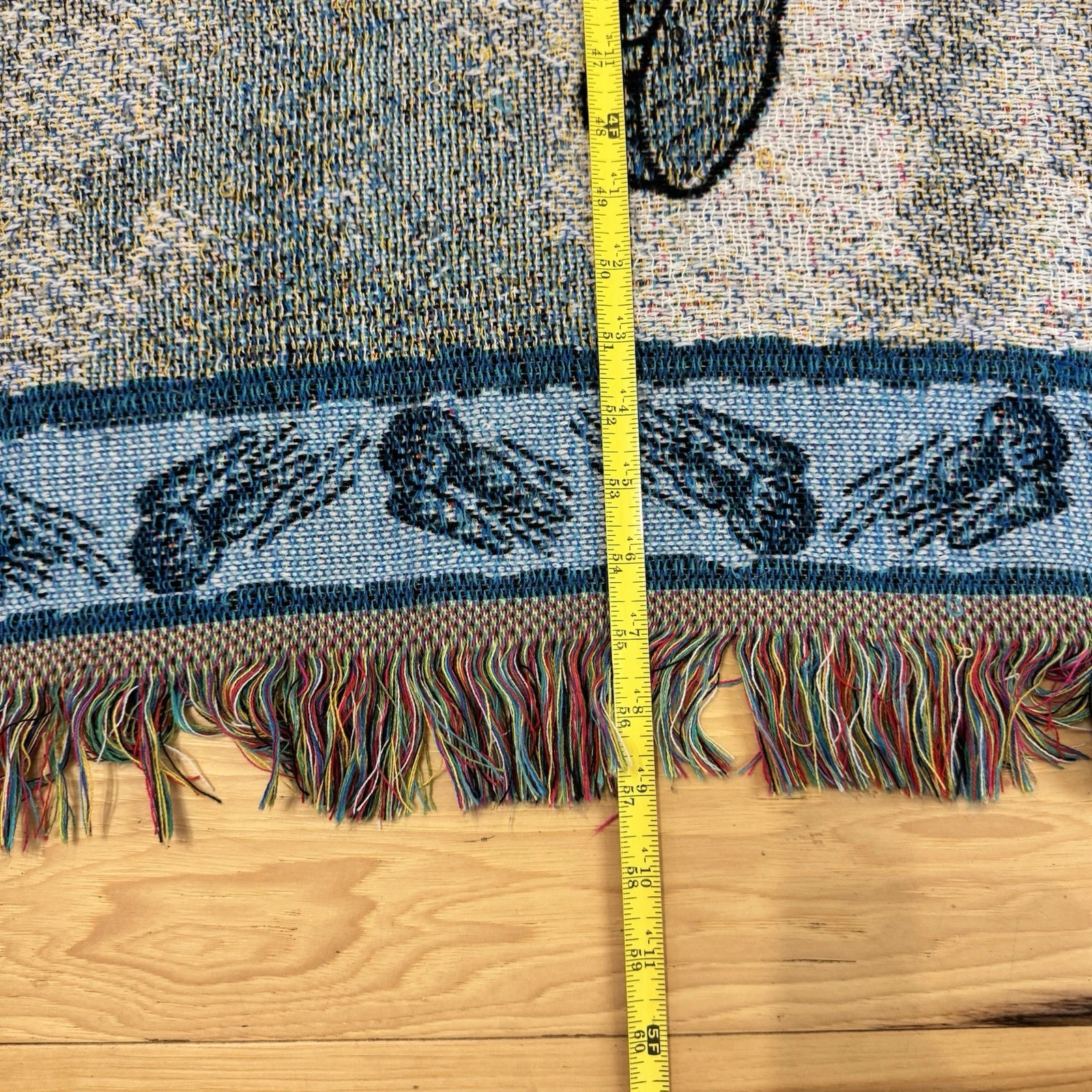 Harry Potter Woven Tapestry Throw Blanket 45x55 Wizard Broomstick Quidditch