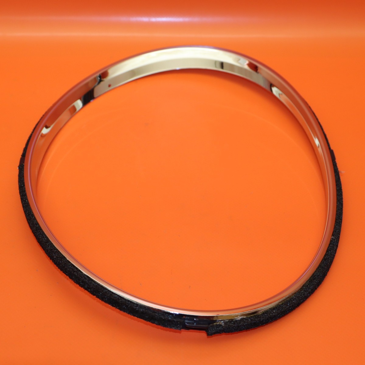 BENTLEY GT GTC HEADLIGHT TRIM LEFT RING CHROME 2012-2014 2015 3W3807833C OEM