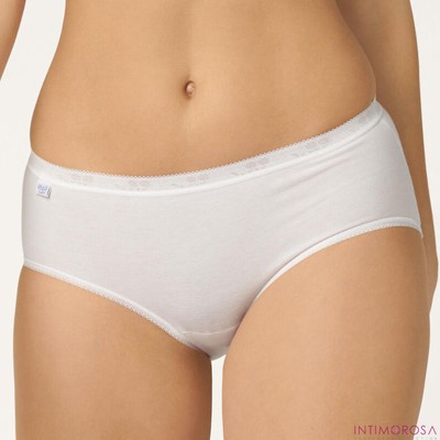 Sloggi Women's Stretch Cotton Midi Briefs 4 Piece