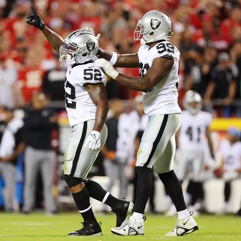 Clelin Ferrell GAME WORN💪12.01.19 Oakland Raiders⚫⚪Nike NFL Jersey 👕vs. Chiefs view 20