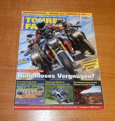Tourenfahrer 7/2020, Triumph Tiger 900 Rally Pro, BMW F 900 R, Kawa Z 900.