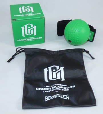BOXBOLLEN Boxing Reflex Ball - Conor McGregor Limited Edition GREEN