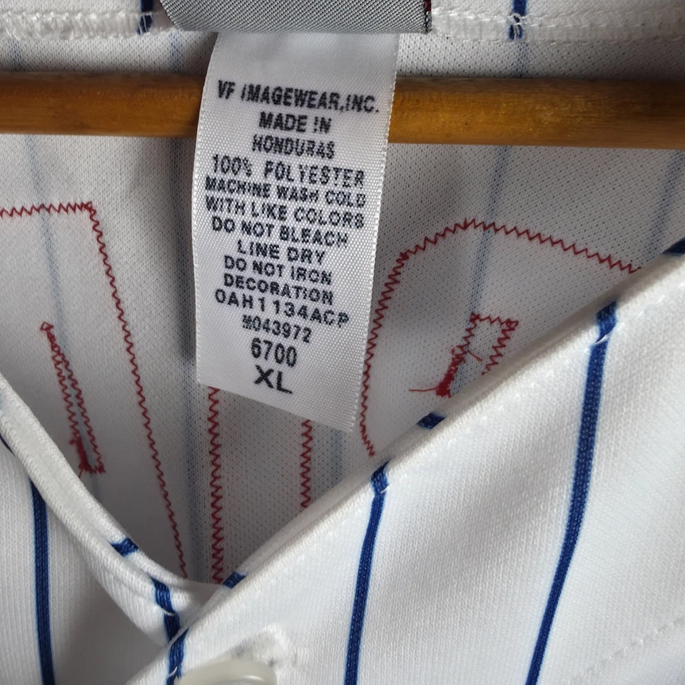 Vintage Y2K Alfonso Soriano #12 Chicago Cubs MLB Pinstripe Baseball Jersey XL - Image 4 of 4