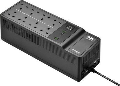 APC USV 1050VA 600W Akku Backup mit AVR 8x UK Steckdosen 2x USB Ladeanschlüsse