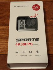 ACTIONSAVVY SPORTS 4K30FPS 4K WiFi 30M Waterproof 2.0" LCD 16MP 170