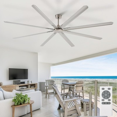 BvenuBigLite Large Ceiling Fan without Light: 100 Inch Outdoor Fan No Light