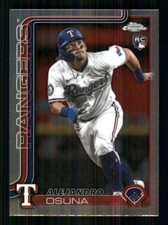 2025 Topps Chrome Update #USC174 Alejandro Osuna RC Texas Rangers 7494
