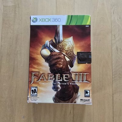 Fable III Limited Collector's Edition Xbox 360 (MISSING PLAYING CARDS)
