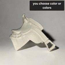 Breyer western prancer saddle horse You Choose Color Blue Gold Purple Replica