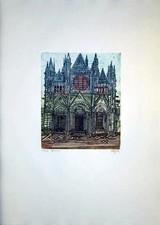 Albino REGGIORI Acquaforte Acquatinta 1987 foglio cm 70x50 (30x24,5) es: 148/150