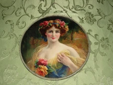 Antique Victorian 9 1/2" *The Halo* GORGEOUS Germany Flue Cover!