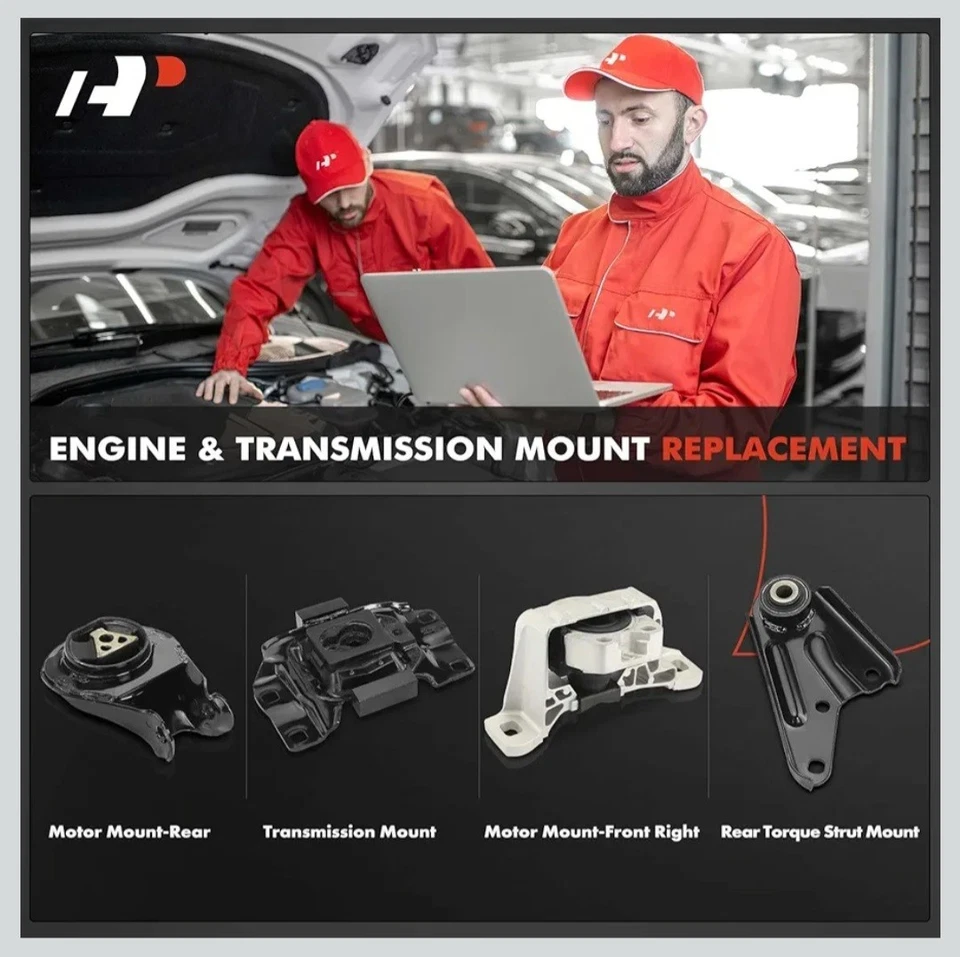 Kit de montaje motor y transmisión compatible con Ford Fusion 2013 2014 Foto 2 de 4