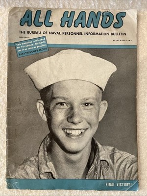 ALL HANDS The Bureau of Naval Personnel Information Bulletin, Sept. 1945