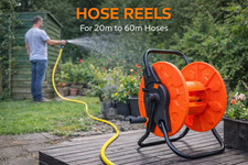 Garden Hose Reel Portable Wall Mounted Hose Winder Storage 20/50/60m