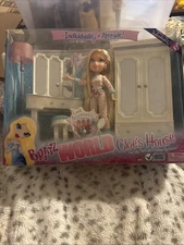 Bratz 2008 World Cloe's House Leggings, Vanity Stool Lamp Accessory