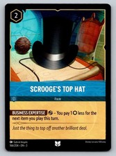 Disney Lorcana Scrooge's Top Hat 166/204 Into the Inklands Regular