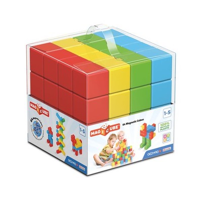 Magnetic Building Toys 64 Pieces STEM Educational Geomag Cube Set 1-5 Toddler