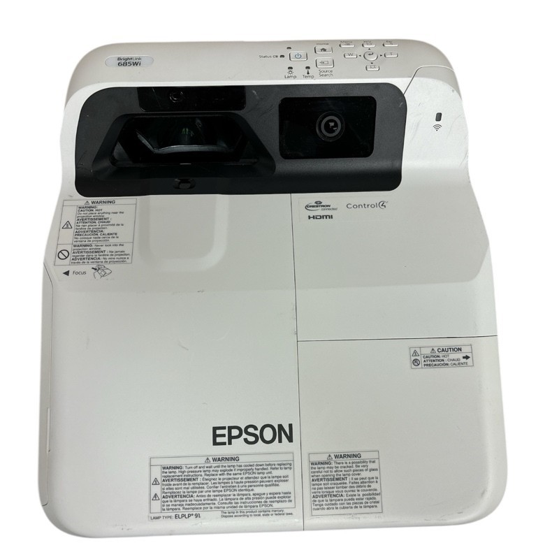 Epson Brightlink 685Wi Ultra Short-throw Projector 3500 lumens 3500-5800 LHrs