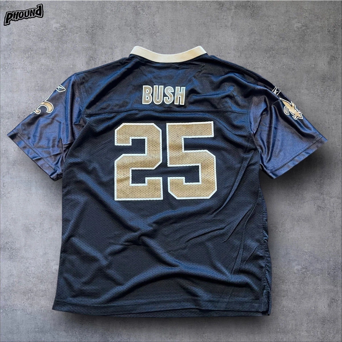 NFL セインツ レジーブッシュ レプリカ メンズ XL 50 Reggie Bush #25 New Orleans Saints Stitched Super Bowl XLIV
