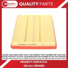 BOSCH Air Filter fits VAUXHALL Astra Mk4 Mk5 1.6 16v 2.0 Zafira LTI