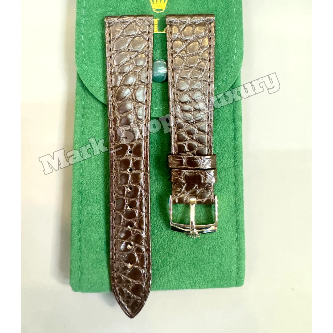 Rolex Leather 16 mm Band Width Wristwatch Bands for sale | eBay