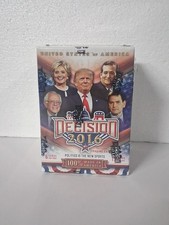 2016 Decision Political Trading Cards Blaster Box-Donald Trump, Clinton, Obama++