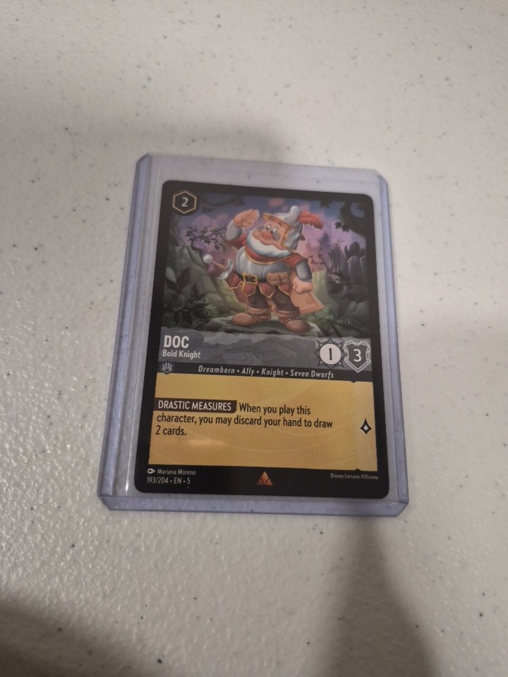 Disney Lorcana TCG Doc Bold Knight 193/204 Shimmering Skies Non Foil