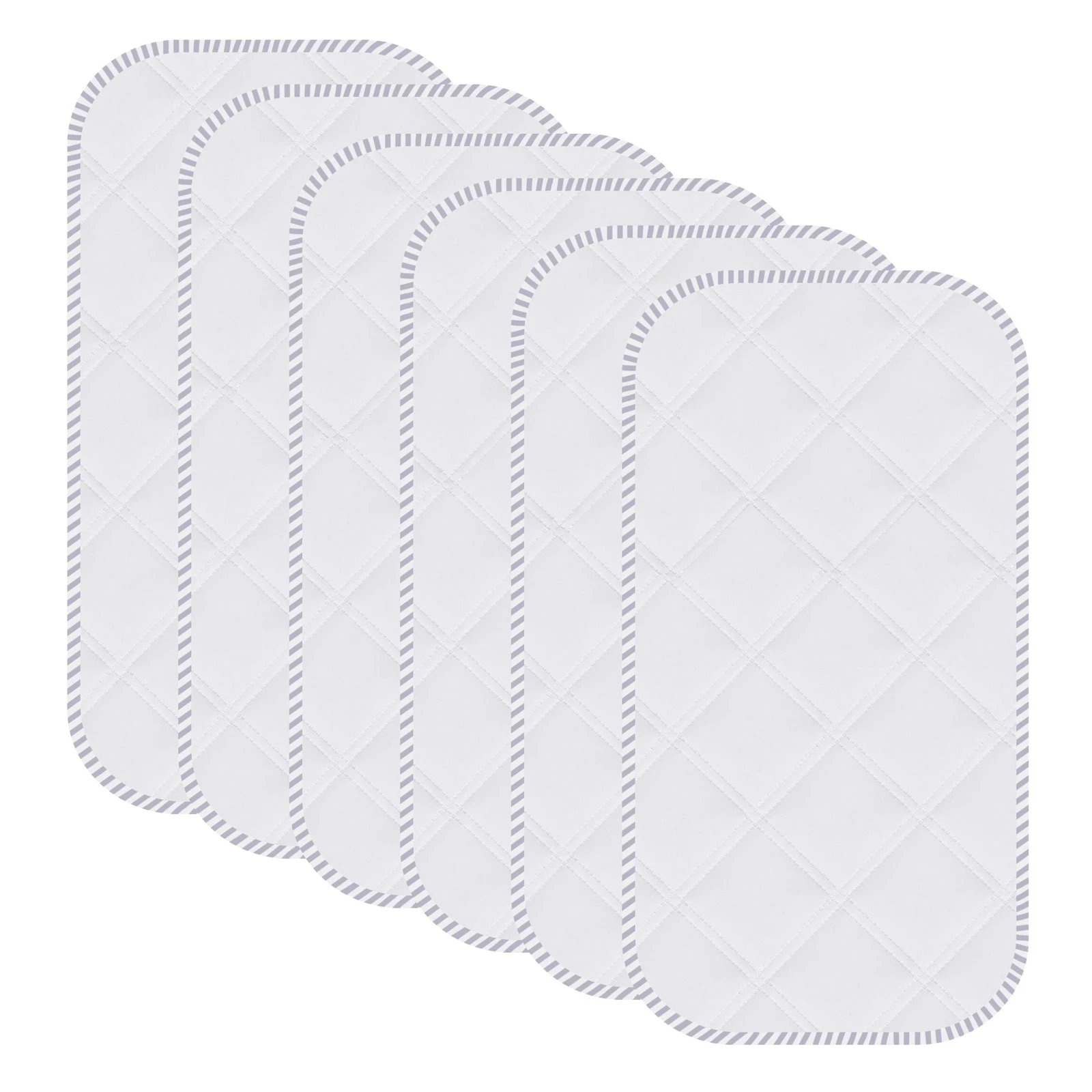 6 Pack Baby Waterproof Changing Pad Liners - Quilted Thicker Ultra Soft Chang...