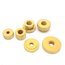 Brass Knurled Thumb Nuts Hand Grip Knob M2 M2.5 M3 M4 M5 M6 M8 M10 Many Type