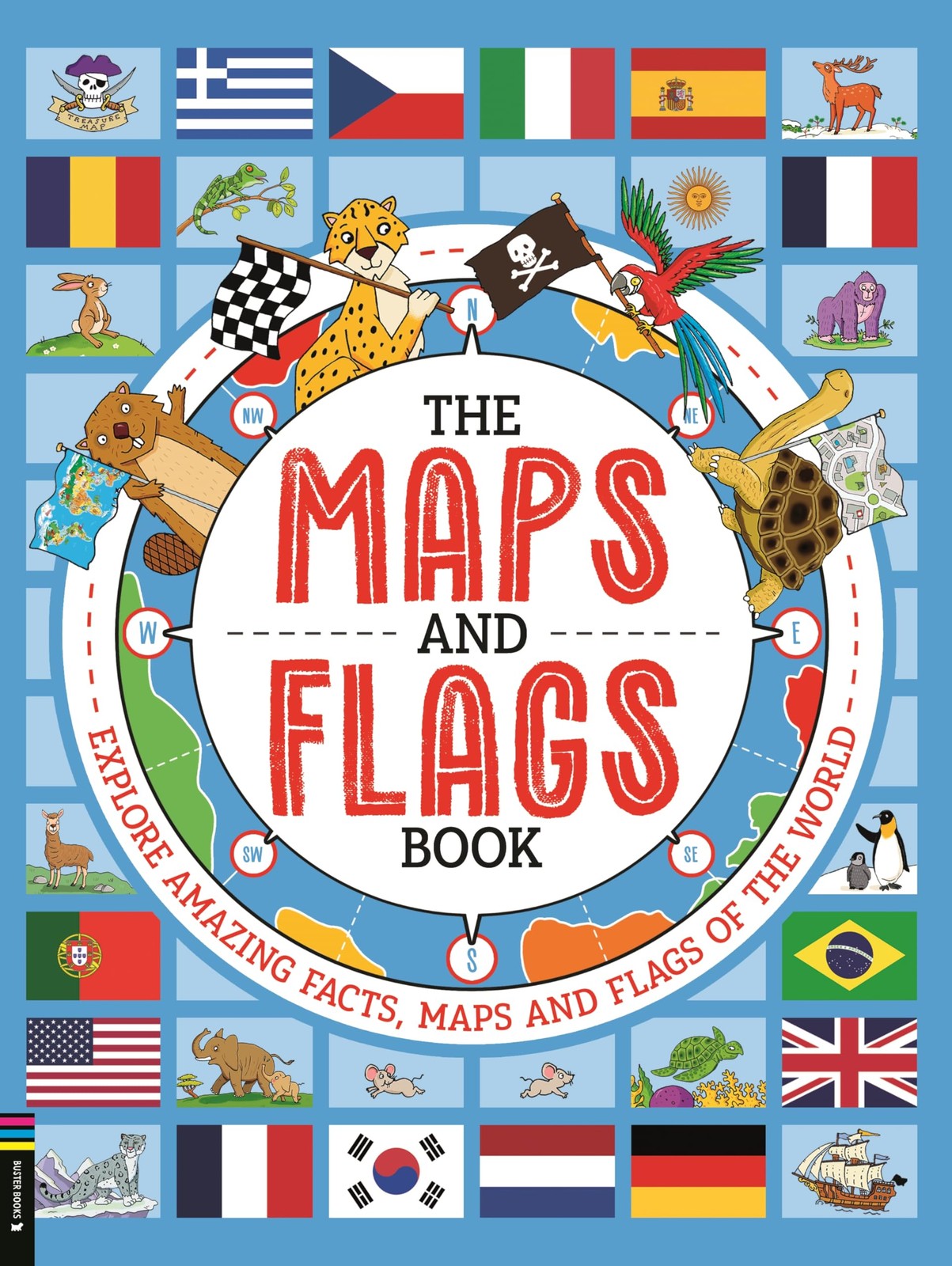 The Maps and Flags Book by Joe Fullman Paperback Reference Book English