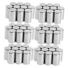 Lug Nut Covers for Semi Trucks - 60Pcs 33mm Screw-on Cylinder ABS Nut Covers