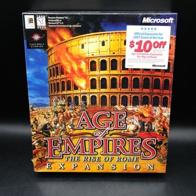 【中古】「非常に良い」Empires Dvd Megaset [Import] Age of Empires: The Rise of Rome Expansion (PC, 1998) for sale